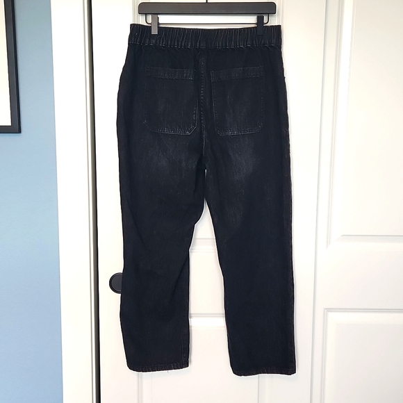 Velvet Heart Elina High Rise Straight Leg Jeans, Black/Gray, L - Picture 3 of 8